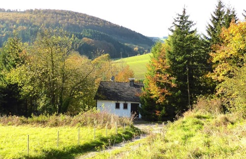 Diemelsee House | Holiday house with sauna in the forest edge - wonderful unobstructed view of the mountains