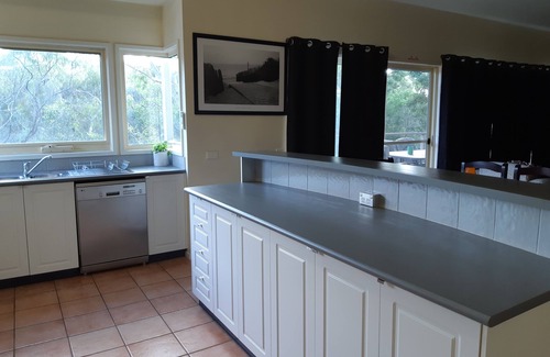 Ocean Grove House | Holiday house nestled among native trees overlooking wetlands
