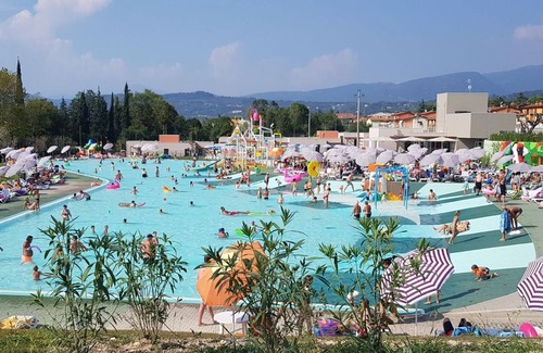 Gralaoni-Pralesi-Cisano House | Holiday Village Cisano San Vito - Mobilehome Happy Premium with panoramic view (3369)