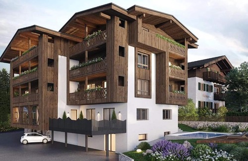 Mareo House | Holiday Apartment "Alnö Alpaisc 1" with Shared Heated Pool & Shared Sauna