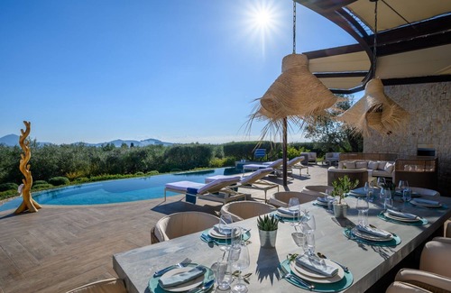 Pylos Villa | holiday vacation large villa greece, peloponnese, near beach, golf, pool, air conditioning, internet wi-fi, garden, view