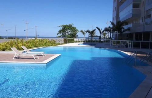 Vila Clais Apartment | Home 08 I Apartment facing the sea in Resort - Bertioga