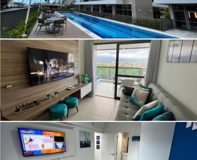 Vila Clais House | Home 49 I Apto pé na areia e piscina aquecida em Bertioga