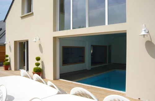 Locoal-Mendon House | Home heated indoor pool 29 degrees direct access from lounge