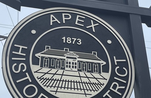 Apex House | Home in Charming Downtown Historic Apex with King Bed -Side B
