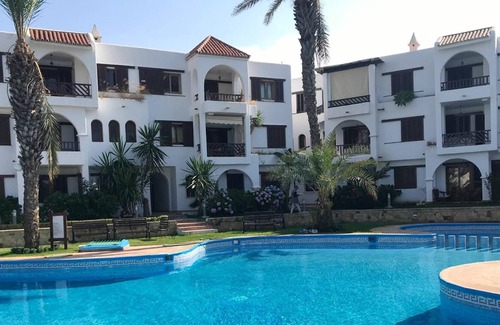 Cabo Negro Apartment | Homerez - 150 m away from the beach! Appartement for 7 ppl. with shared pool