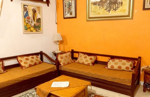 Medina of Tunis Apartment | Homerez - Apartment 4 km from the beach for 5 pers. with terrace in Tunis