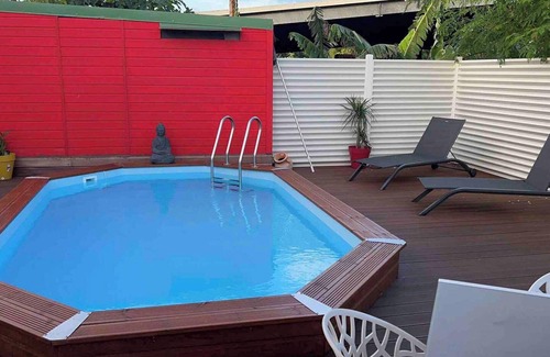 Les Abymes Apartment | Homerez - Apt Les Abymes, private pool.