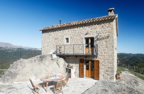 Roccafluvione Ski Chalet | Homerez - Big chalet for 10 ppl. with jacuzzi, terrace and balcony at Meschia