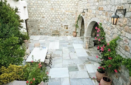 Chora House | Homerez - Family House with Sea View in Patmos + Terrace