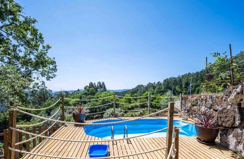 Mondim de Basto House | Homerez - House for 2 ppl. with shared pool and garden at Vilar de Ferreiros