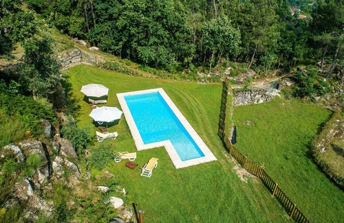 Mondim de Basto House | Homerez - House for 2 ppl. with shared pool and garden at Vilar de Ferreiros