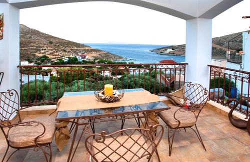 Vlychadia House | Homerez - House 350 m away from the beach for 6 ppl. with sea view at Kalymnos