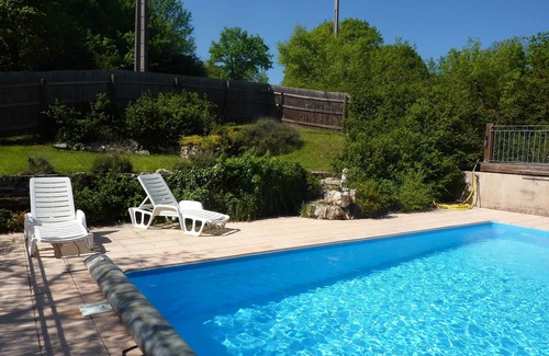 Loubressac House | Homerez - Spacious House in Loubressac with Private Pool