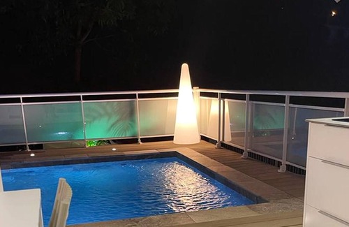 Le Francois Villa | Homerez - Villa for 2 ppl. with swimming-pool and sea view at Le François