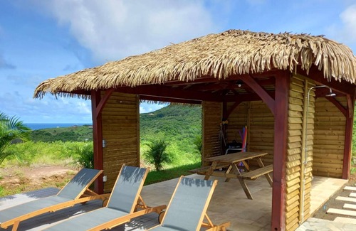 Le Marin Villa | Homerez - Villa for 8 ppl. with swimming-pool, jacuzzi and sea view at Le Marin