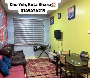 Wakaf Che Yeh Apartment | Homestay Abah Wakaf Che Yeh