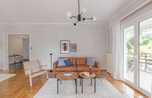 Papagou-Holargos Apartment | Homey 2BR Apartment in Cholargos