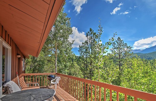 Rainbow Valley Cabin | 'Horseshoe Lodge' Divide Cabin w/ Furnished Deck!