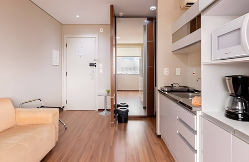 Osasco Apartment | Hospedez - Flat w/cupboard near Alphaville 1307