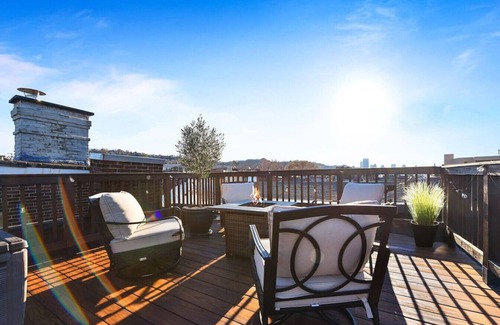 Lower Lawrenceville House | *HostWise Stays* Rooftop Deck | Off-Street Parking | Prime Location!
