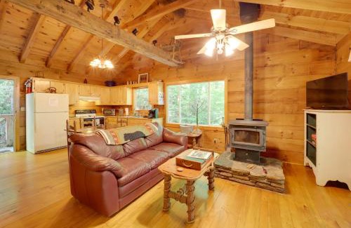 Vein Mountain House | Hot Tub and Trail Access Relaxing Marion Cabin
