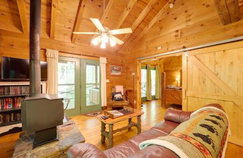 Vein Mountain House | Hot Tub and Trail Access Relaxing Marion Cabin
