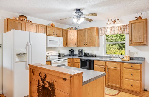 Settlers Ridge Cabin | Hot Tub, Fire Pit & Mountain Views + Biltmore Pass | Cozy One-Level Cabin