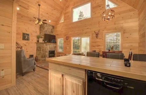 Bryson City House | Hot tub | Firepit | Fireplace | View | Close2twn |