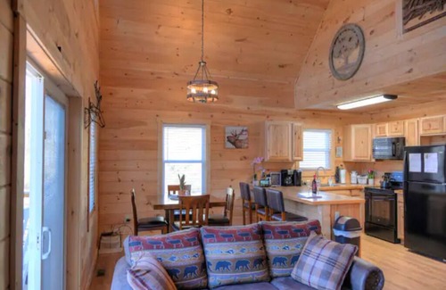 Bryson City House | Hot tub | Firepit | Fireplace | View | Close2twn |