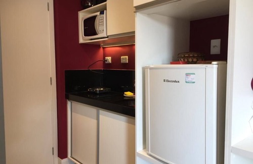 Passagem Apartment | Hotel Samba 224 - Apartment with kitchen for small preparations and accommodates up to 3 guests