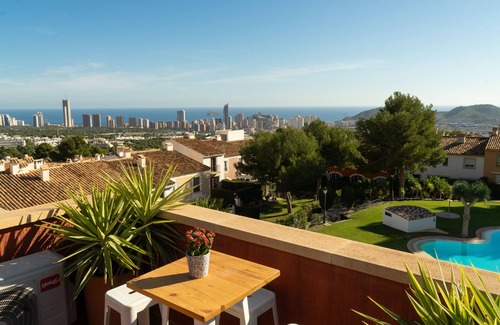 Golf Bahia House | House Bahia Finestrat. 4-6 persons. WIFI, A/C. Sea, mountain and golf