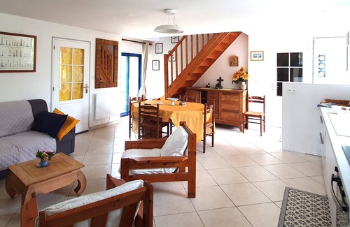 Hillion House | House Beachfront, Beach 400 m, 5 people, near Saint Brieuc