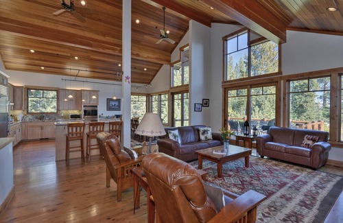 Tahoma House | HOUSE FRONTS WHITE SAND BEACH WITH PIER ALONG TAHOE’S WEST SHORE - Dog OK