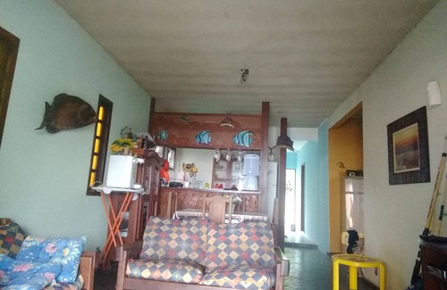 Mangaratiba House | House in front of the sea with a beautiful sunrise, deck for good fishing With WI-FI.