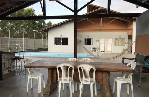 Nova Guarapari House | House in Meaípe 03 individual suites + Pool + Barbecue kiosk