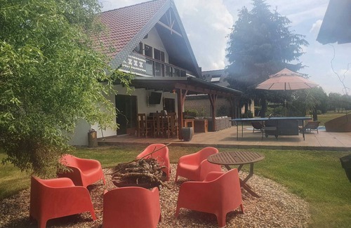 Maust House | House in Teichland Pool, sauna, fireplace on the Cottbus Baltic Sea with proximity to the Spreewald