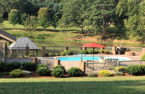 Canton House | House in the Blue Ridge Mountains with a natural 2.5 acre natural pond.