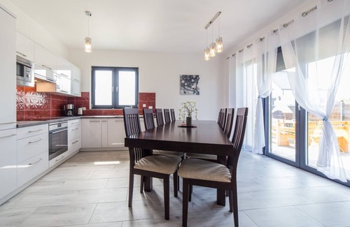 gmina Wolin House | House KATAMARAN Baltic Sea Sea view Garden Terrace Barbecue W-Lan Playground Fishing