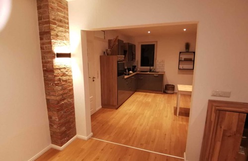 Jemgum Apartment | House on the terp, vacation apartment#1 ground floor