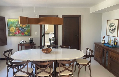 Canto do Mar House | House with 5 bedrooms in front of the sea (feet in the sand) in Guarajuba