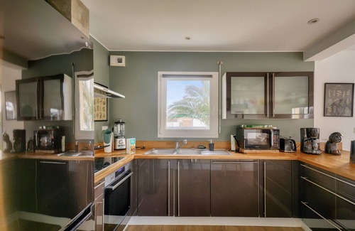 Plobannalec-Lesconil Ski Chalet | House with pool for 8 - 500m from the beach
