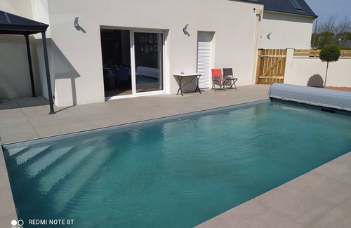 Saint-Cast-le-Guildo House | House with pool 3 minutes by bike from the beach