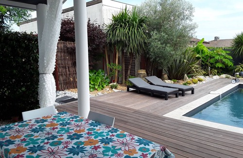 Biscarrosse House | House with swimming pool between lakes and ocean.