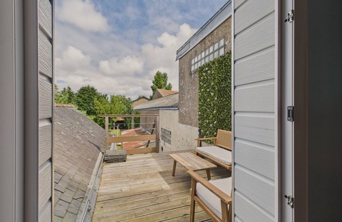 La Baule-Escoublac Ski Chalet | House with terrace & garden in La Baule for 6