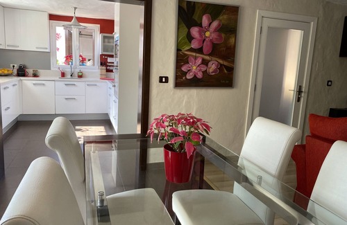 Agaete House | Houses with heated pool and jacuzzi, groups, families with pets and view