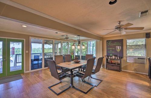 Barrett House | Houston Riverfront House with Deck and Private Dock!