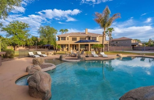 Chandler House | Hudson Place Gated Theater Room Pickleball Golf