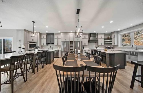 Jacksboro House | HUGE 10BR lakefront w/double deck dock, movie theatre, 2 hot tubs, dual kitchen