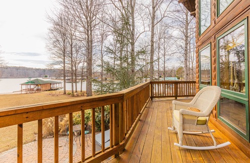 Mineral House | Huge Lakefront Home with private hot tub, dock, and pickle-ball court